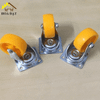 Bánh xe tủ đế vuông Vinahardware, loại hai vòng bi, màu vàng, không khóa-CT8267