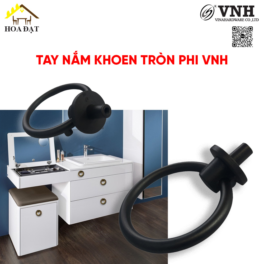 Tay nắm khoen tròn phi 50mm-HD0047V