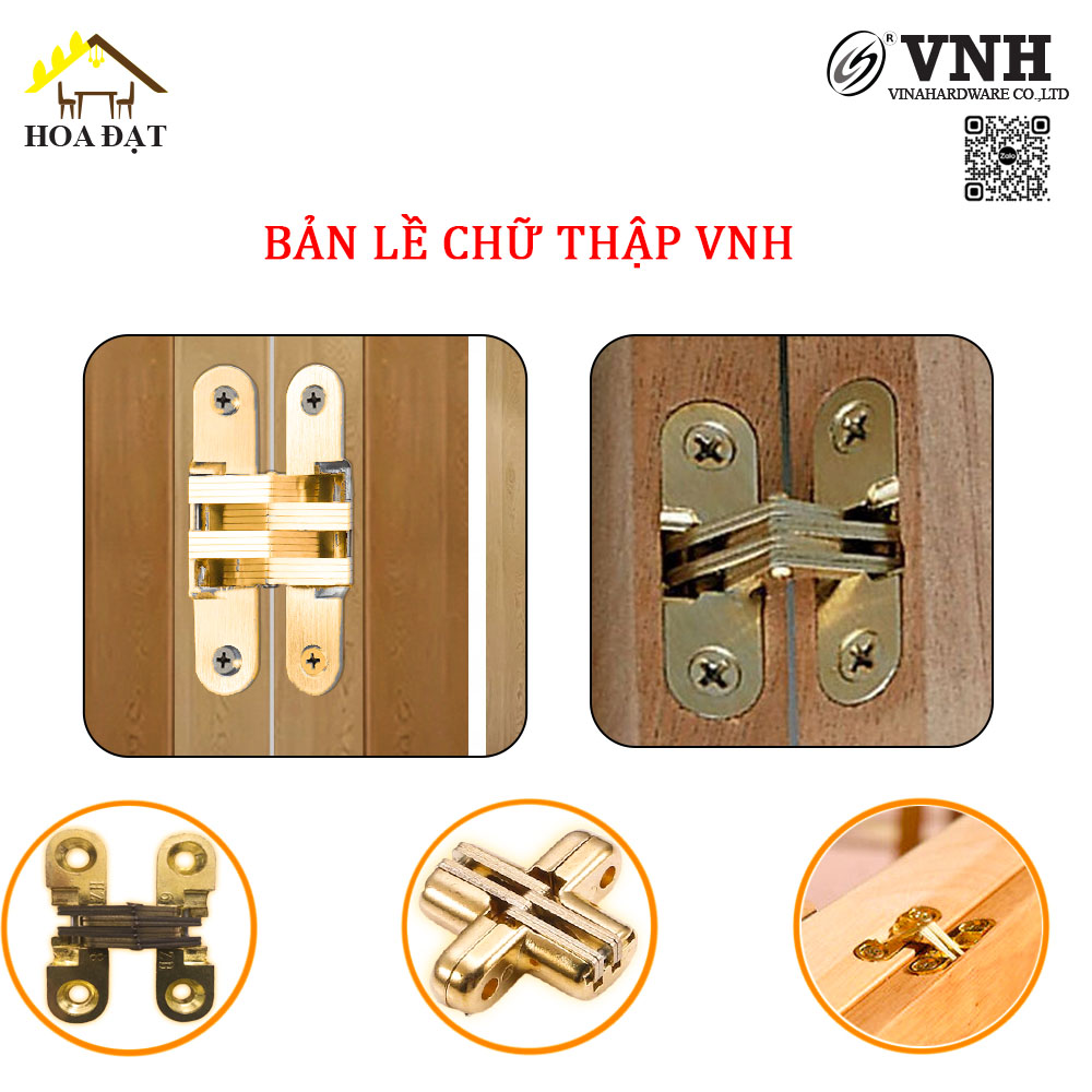 Bản lề chữ thập,kích thước 13x40mm - H1340Z1