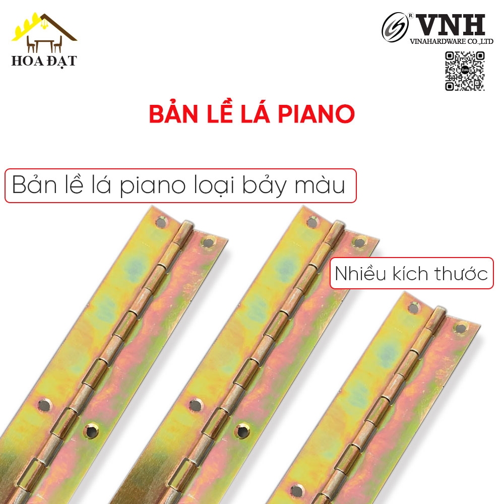 Bản lề lá piano bản 37mm, bảy màu-VNH372590