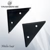 Pat ( Bas) góc Vinahardware kích thước 2x24x70x70, sơn đen mờ P2247070-P2247070