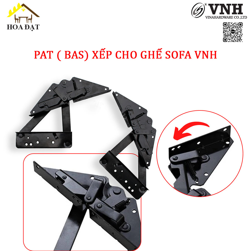 Pat ( bas) xếp - Bản lề xếp cho ghế sofa VNH P4510-P4510