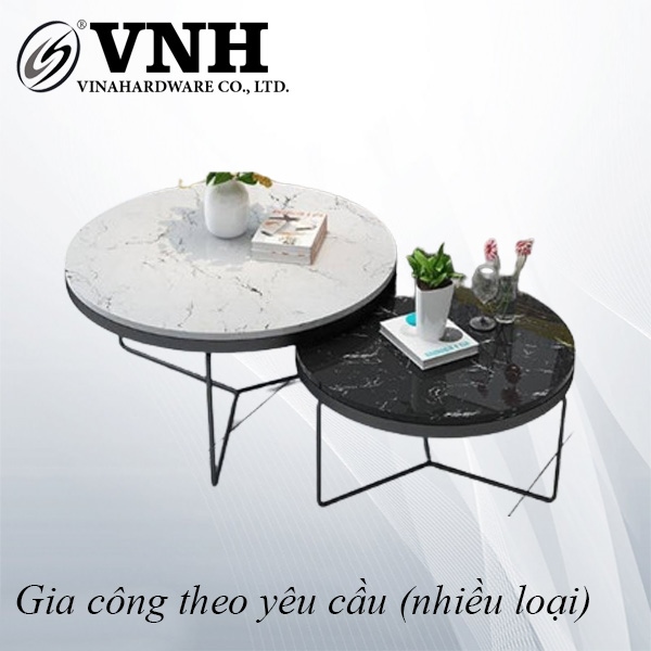 Bộ khung bàn đôi bàn trà, decor, 600x450mm - 450x400mm - VNH604545