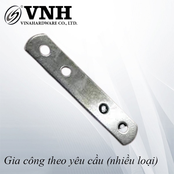 Pat ( Bas) sắt âm thẳng 100x25x2mm, xi trắng xanh - VNH100252-VNH100252