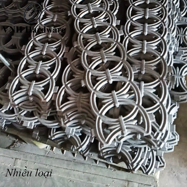 Gia công đúc gang hoa văn lan can cầu thang VNH53133-VNH53133