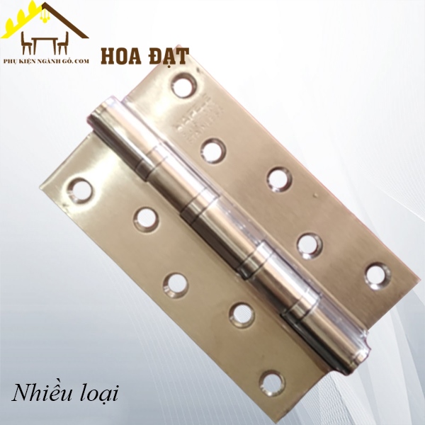 Bản lề lá 127x76x3mm, inox mờ HHL127763I