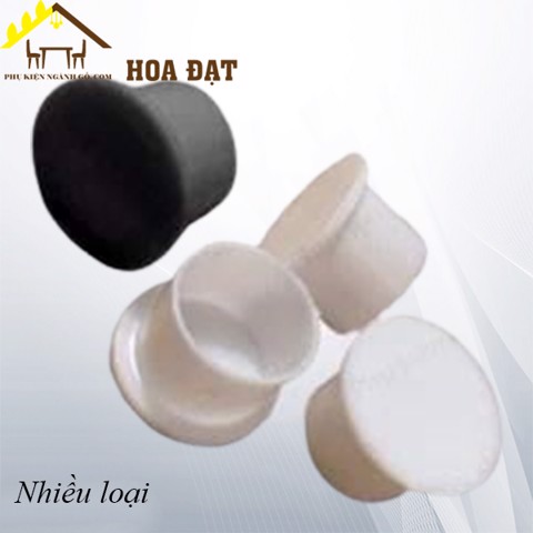 Nút bít nhựa tròn, màu trắng, phi 19.5 dài 16mm WC1916W