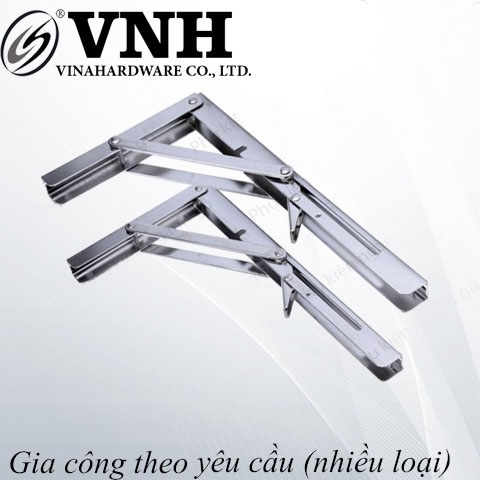 Pat ( bas) gập bàn xếp gọn VNH size 14'', inox 201 P45I14-P45I14