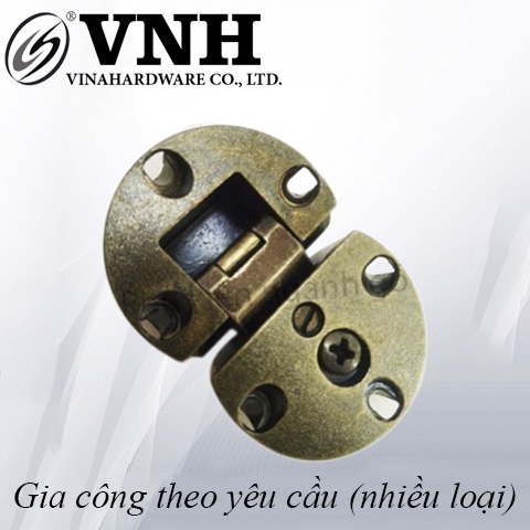 Bản lề âm số 8 loại lớn màu giả cổ VNH H147