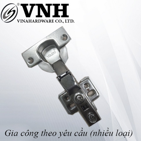 Bản lề cup 40 giảm chấn, đế cố định-H0048A