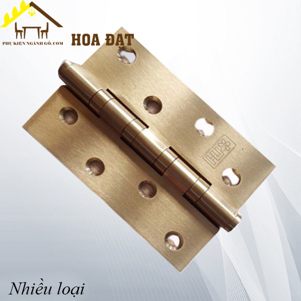 Bản lề lá đồng thau 100mm dày 4 ly H004100