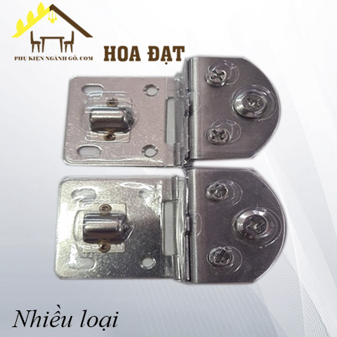 Bản lề kẹp kính tủ 309 inox mờ H0309I