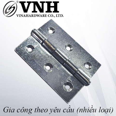 Bản lề lá 75x58 dày 2ly mạ crom H7558D2-H7558D2