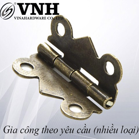 Bản lề lá bướm nhỏ H0115S màu đồng cổ