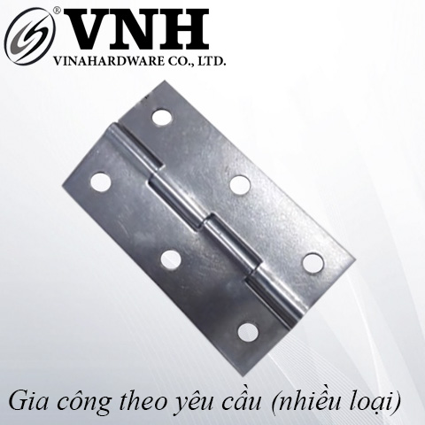 Bản lề lá inox dài 70mm ngang 40 mm dày 1mm HHL80