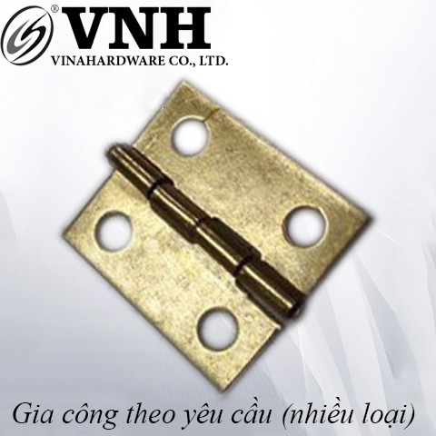 Bản lề lá nhỏ màu vàng 7x18 H0026S