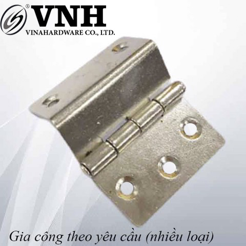 Bản lề U 40mm, dày 1.2mm, nikel - H0008NK