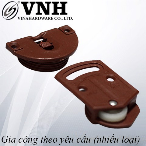 Bánh xe cửa lùa màu nâu đỏ VNH CT2652