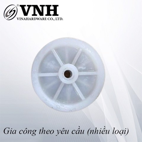 Bánh xe nhựa rời, màu trắng