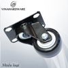 Bánh xe PU Vinahardware, loại đế vuông, không khóa, màu đen - HDTF60-CT2059D50