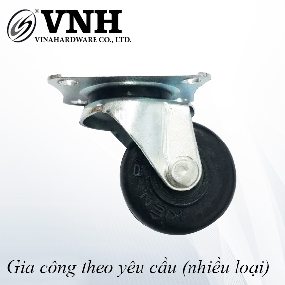 Bánh xe tủ đế bằng, không khóa - CT025KK