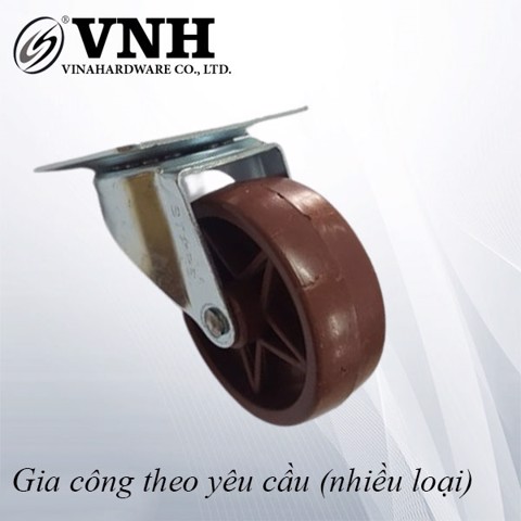 Bánh xe tủ đế vuông, ngôi sao màu nâu