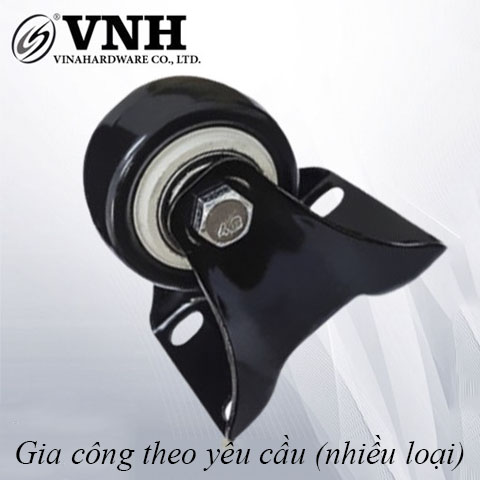 Bánh xe tủ một chiều, màu đen-CT5073