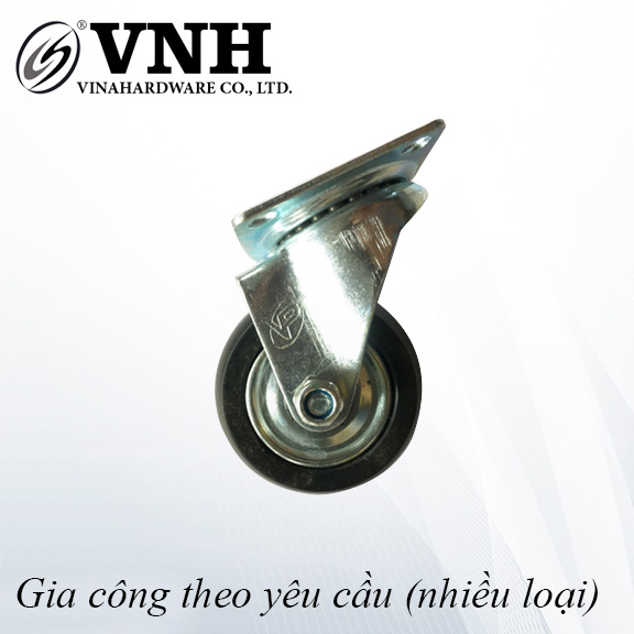 Bánh xe tủ phi 65x25, không khóa, CT06525KK-CT06525KK