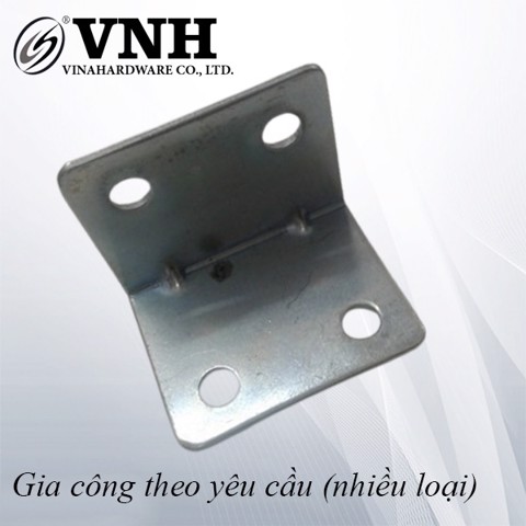 Bas sắt bốn lỗ, xi trắng xanh