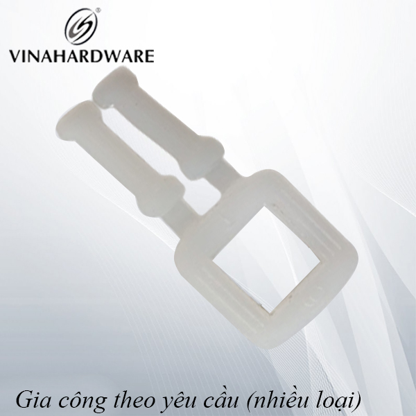 Bọ đai sắt bằng nhựa, màu trắng Vina - VNH0012W