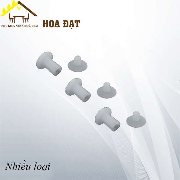 Bộ nút nhựa liên kết M4 màu trắng VNH001218