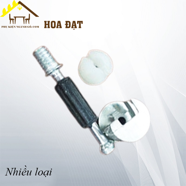 Bộ ốc liên kết cốt nhựa đen ren nhuyễn màu trắng (IVAN) - CC0042I