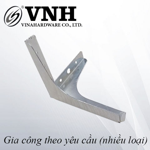 Chân tủ sắt màu niken