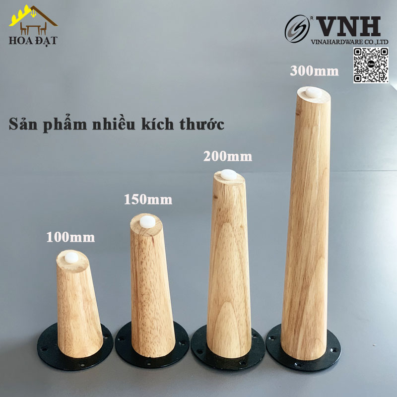 Chân bàn gỗ tiện tròn xéo-VNH3560H720