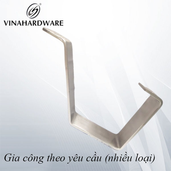 Chân ghế sofa inox cao 125mm - VNH120D125