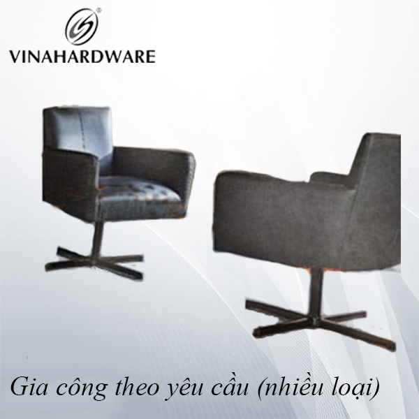 Chân ghế xoay trụ tròn 4 cánh , kích thước 600MM-700MM, VNH00068
