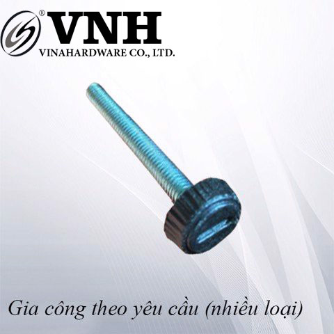 Chỉnh chân bàn 1 vạch M6, màu đen - HDSB297