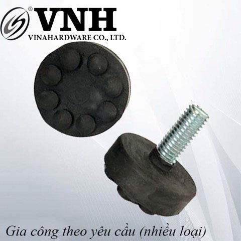 Chỉnh chân bàn M8, M10 màu đen