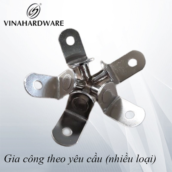 Chốt đỡ kệ màu niken phi 5x10 VNH CDK014N5