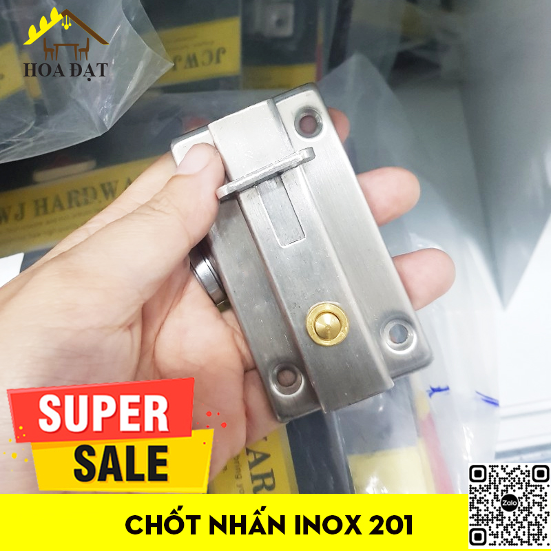 Chốt nhấn inox 201 size 80mm VNH DB10391801-DB10391801