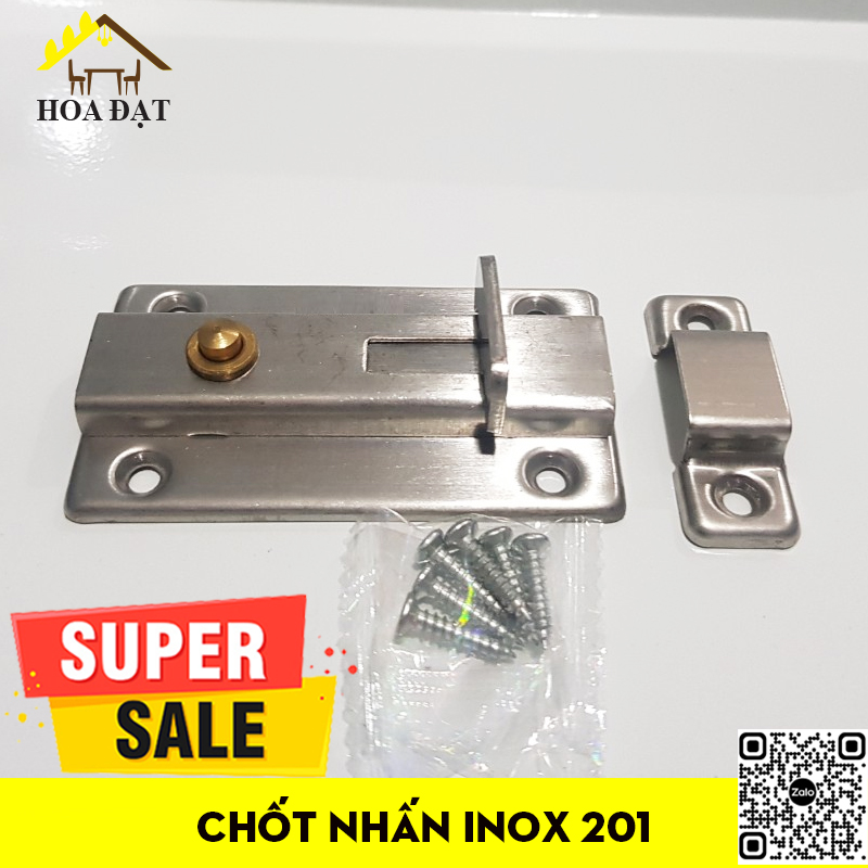 Chốt nhấn inox 201 size 80mm VNH DB10391801-DB10391801