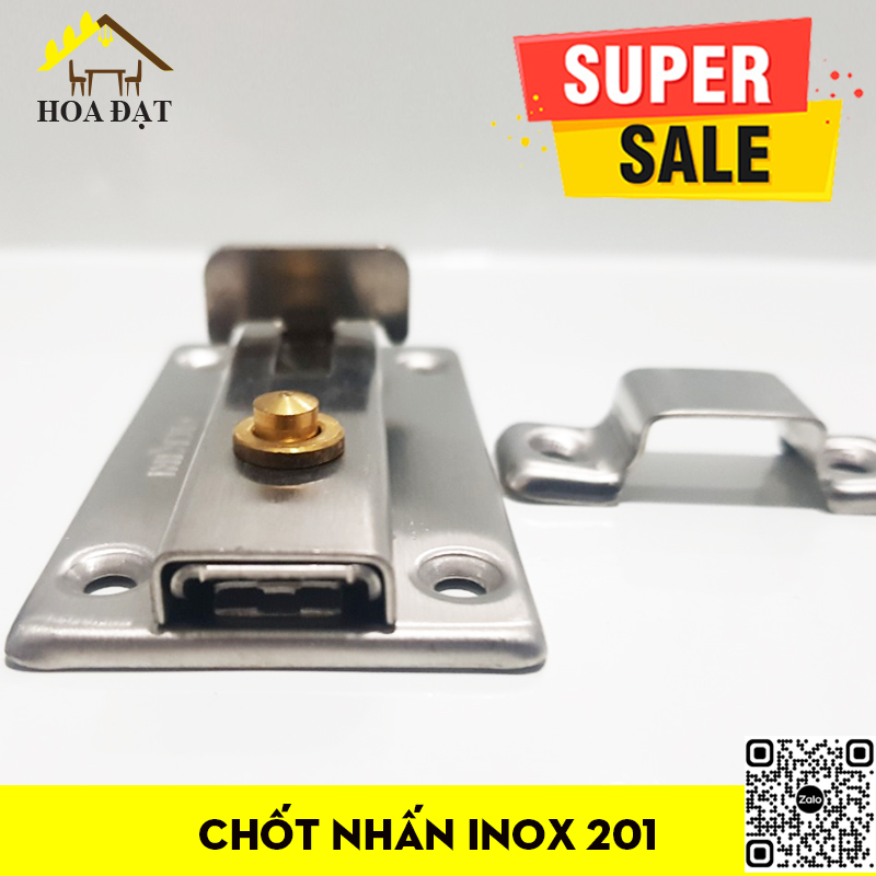 Chốt nhấn inox 201 size 80mm VNH DB10391801-DB10391801