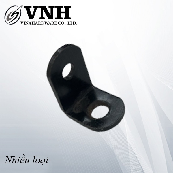 Bas chữ L 21x17x2mm, xi đen - VNH21172B