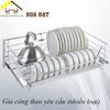 Giá kệ xoong nồi , bát đĩa nan tròn, gắn cánh tủ âm 80mm, inox 201 - VNH6080201-VNH6080201