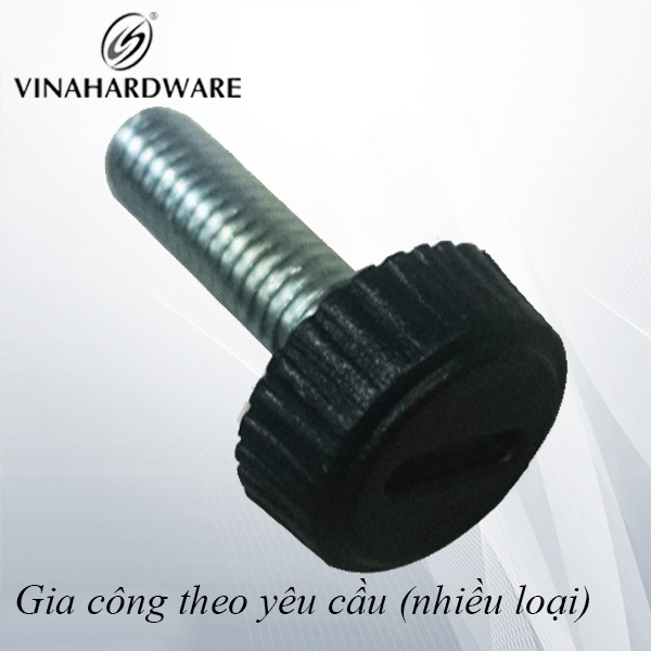 Chỉnh chân bàn 1 vạch M6, M8, màu đen-TA825B