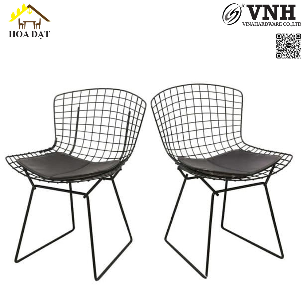 Ghế sắt sơn đen - VNH12622