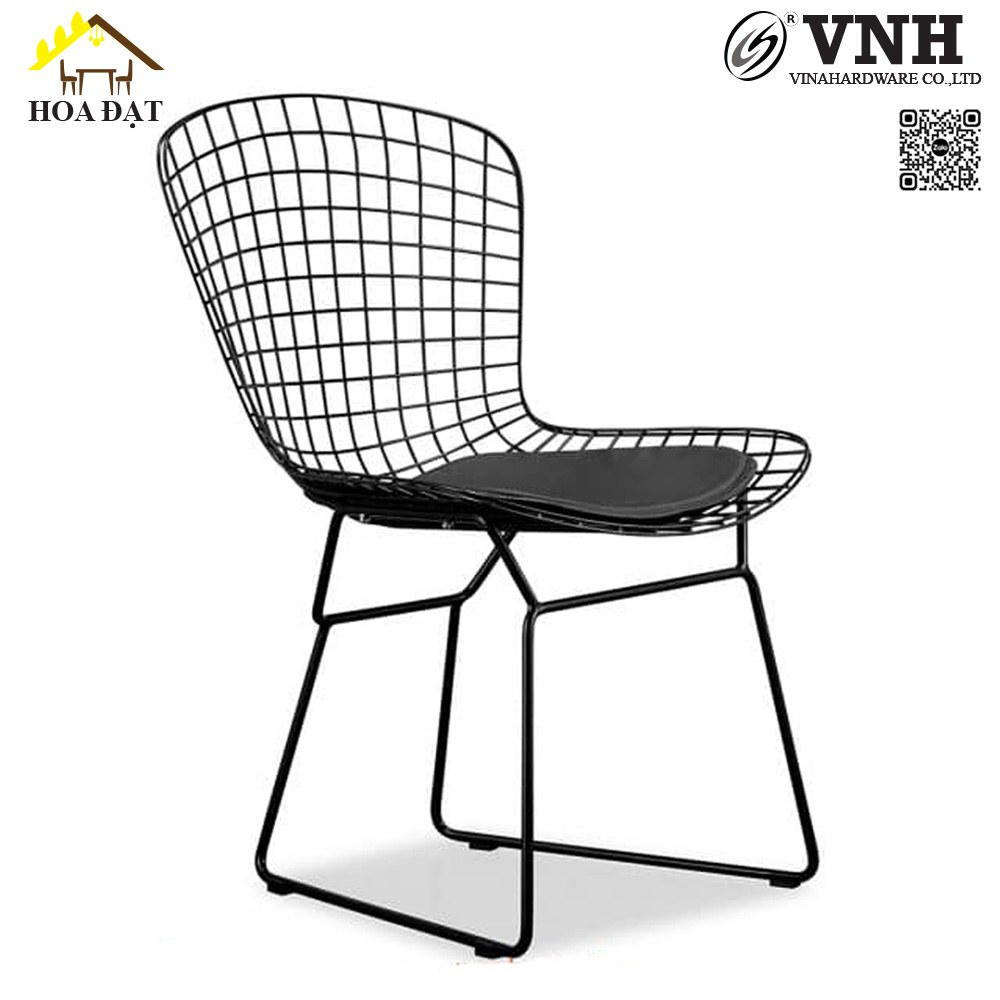 Ghế sắt sơn đen - VNH12622