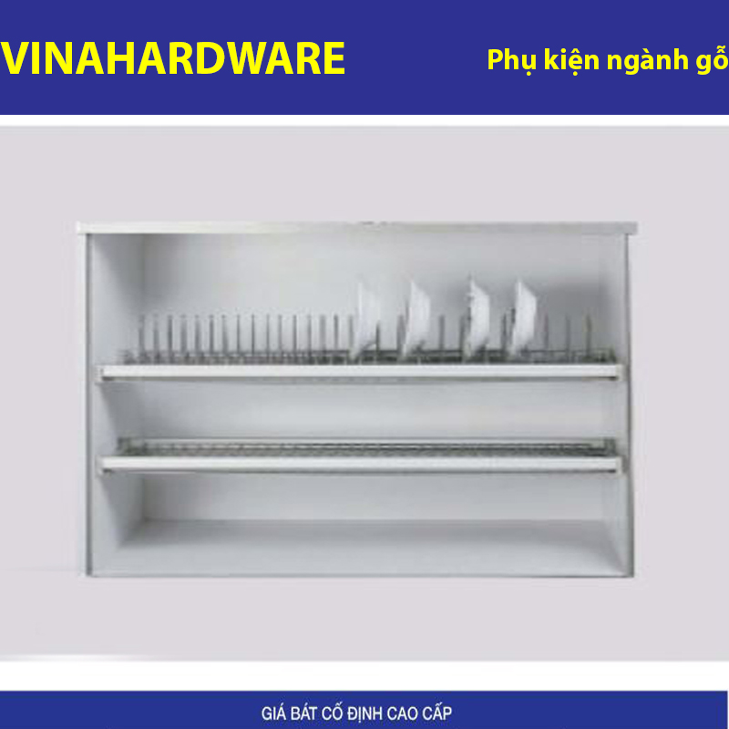 Giá kệ bắt cố định chén đĩa cao cấp (nhiều kích thước) SP000088