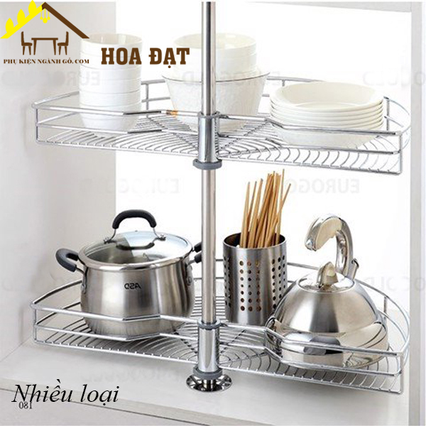 Mâm xoay inox 304 mở 1/2 kích thước 800mm, nam dẹt - SP12800D-SP12800D