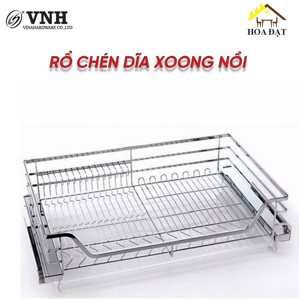 Rổ Chén Dĩa Xoong Nồi kích thước 870x500x160mm Inox 304 VNH00201-VNH00201